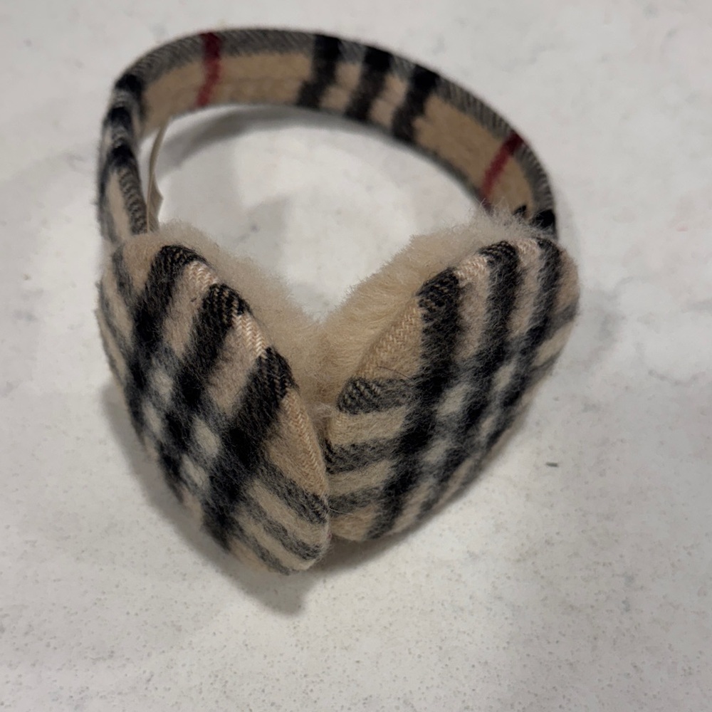 Genuine NWOT Burberry Ear Muffs